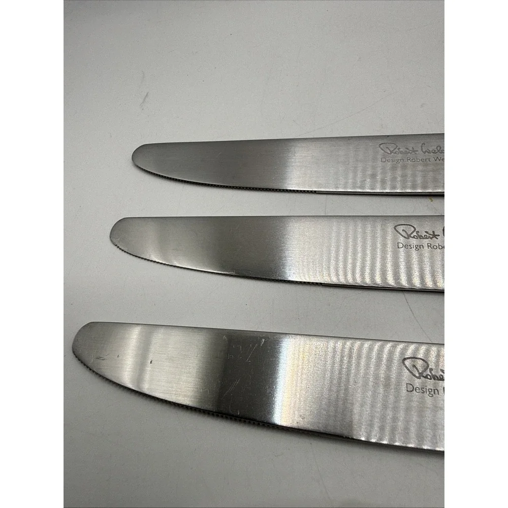 Robert Welch 3 Butter Knifes And 1 Fork
